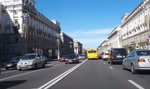Урок вождения по проспекту Независимости г. Минск